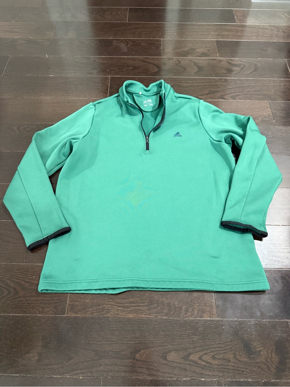 Adidas Golf Quarter Zip Green and Teal Men’s Pullover